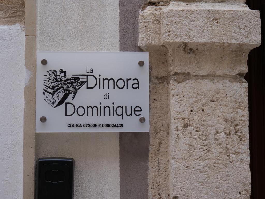 La Dimora Di Dominique Apartman Bari Kültér fotó